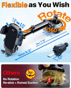 2026 Ultimate Best【True Military-Grade & Safety Cert】Car Phone Holder【Upgraded - Image 5
