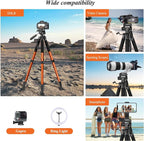 Victiv Tripod 74-Camera-Tripod for Cell Phone, Aluminum Professional Heavy Duty - Image 5