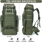 Hiking Backpack for Men 70L/100L Camping Backpack Military Rucksack Molle 3 - Image 2