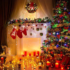 Christmas Mini String Lights Outdoor 4 Pack 17.7 Feet 50 Led 8 Modes Battery - Image 8
