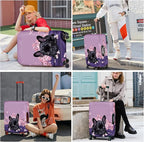 ANNA QUEEN French Bulldog Luggage Cover, Cute Black Dog - Image 7