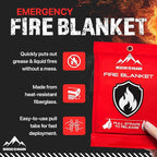 Fire Blanket 4 Pack 40”x40” - Image 2