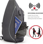 G4Free Canvas Sling Bag Crossbody Backpack - Image 4