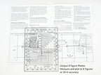 GPS Map Plotting Protractor — Military Map Marking | Coordinate Scale | Degrees - Image 4
