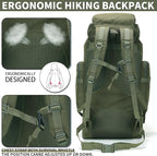 Hiking Backpack for Men 70L/100L Camping Backpack Military Rucksack Molle 3 - Image 5