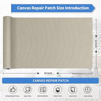 KING MOUNTAIN Canvas Repair Tape, Outdoor Gear Patch, 12×60 Inches, Waterproof - Image 4