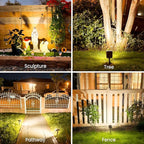 Solar Lights Outdoor Waterproof IP65, Super Bright LED, 3000K 2 Lighting Modes - Image 4