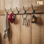 Mystic Colonial Medieval Rustic Cast Iron Wall Hooks Vintage Black Coated - Image 7