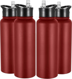 VEGOND 40 oz Insulated Water Bottle Bulk Stainless Steel Metal Water Bottles by VEGOND