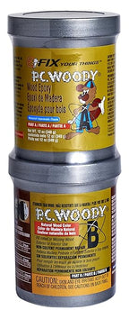 PC Products PC-Woody Wood Repair Epoxy Paste, Two-Part 12 oz in Two Cans by ProtectiveCoatingCo