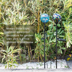 VCUTEKA Solar Garden Decorative Lights Outdoor, Mosaic Solar Light Waterproof - Image 3