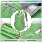 ZOMAKE Ultra Lightweight Packable Backpack 20L, Small Foldable Backpacks Hiking - Image 4