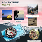 Trekker's Compass Crew Orienteering Compass, Magnetic Navigation Set - Image 4