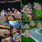 Adecorty Solar Garden Lights Outdoor Waterproof Decorative Solar Lights Outdoor - Image 5