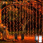 JMEXSUSS 300LED Orange Halloween Lights by JMEXSUSS