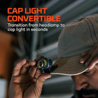 NEBO MYCRO 550+ Rechargeable Headlamp | 550 Lumens, 7 Light Modes, Water - Image 4