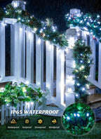 Brightown Solar String Lights Outdoor, 2 Pack Total 80FT 200 LED Solar Powered - Image 4