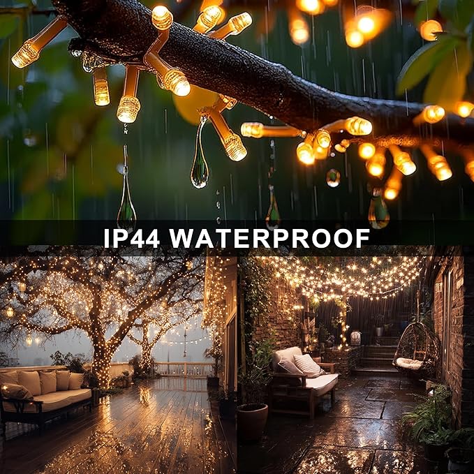 Dazzle Bright Christmas String Lights, 100 FT 300 LED Connectable Waterproof - Image 2