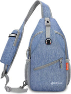 ZOMAKE Sling Bag, Small Crossbody Sling Backpack, Water Resistant Shoulder by ZOMAKE