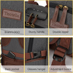 Tzowla Canvas Laptop Backpack-Anti Theft Bag - Image 5