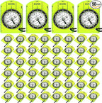 50 Pack Orienteering Compass Bulk Advanced Baseplate Compass Hiking Survival by Unknown