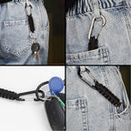 BRAVESHINE Paracord Keychain Carabiner Clip, D Ring Lanyard Hanger Stroller Hook - Image 5