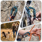 FresKaro UIAA Certified 25KN Auto Locking Climbing Carabiner Clips, Twist Lock - Image 4