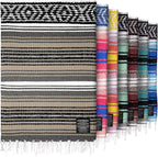 Hydration Nation Authentic Large Handwoven Mexican Blanket by ZulayKitchen