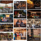 DAMAING Outdoor String Lights 200FT Waterproof, Patio String Light - Image 9