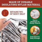 Emergency Thermal Mylar 2 Person Sleeping Bags -Ultra Compact - Image 3