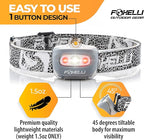 Foxelli LED Headlamp Flashlight - Image 2