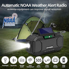 Solar Hand Crank Emergency Radio - Image 2