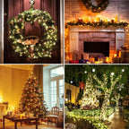 ASENEK 99FT 300 LED Christmas String Lights End-to-End Plug 8 Modes Indoor - Image 6