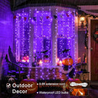JMEXSUSS 300LED Purple Christmas Lights - Image 3