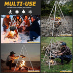 Stainless Steel Campfire Tripod - Image 7
