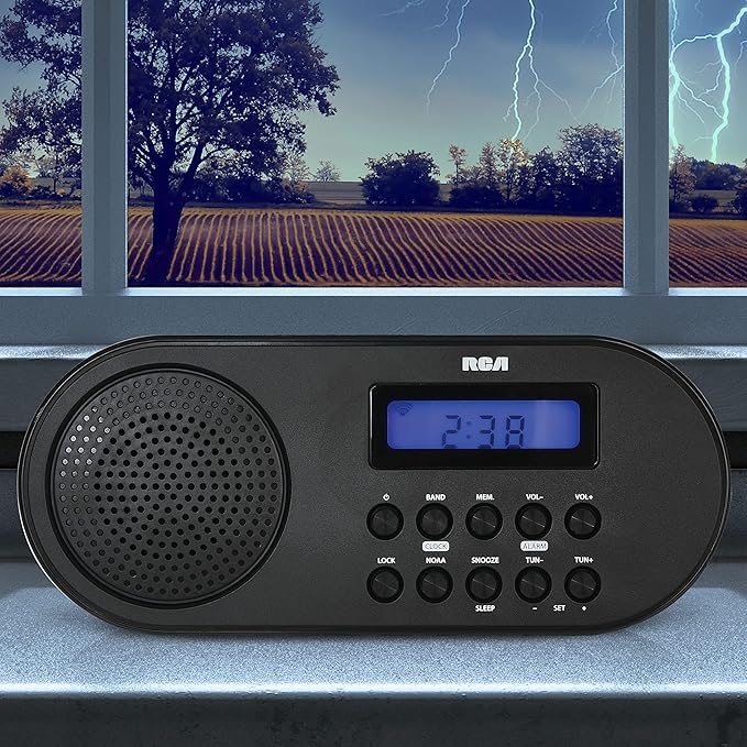 RCA RCWR7V AM/FM Weather Alert Radio - Image 7