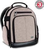 USA Gear Audio Equipment Backpack Fits Audio-Technica System 10, Shure BLX4 - Image 6