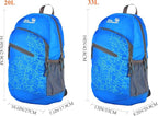 Outlander Packable Handy Lightweight Travel Hiking Backpack Daypack-Light Blue-L - Image 6