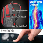 ProEtrade Backpack Bookbag for College Sturdy Travel Business Hiking Fit Laptop - Image 5