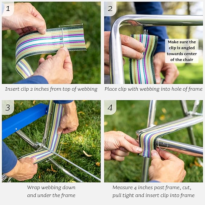 USA Chair Replacement Lawn Chair Webbing - Image 5