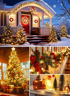 Brightown 2 Pack Each 50 Count 12 Feet Clear Christmas Mini Lights - Image 6