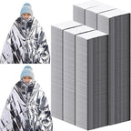 Kanayu 150 Pack 3 Size Safe Emergency Blankets Thermal Survival Space Blanket by Kanayu