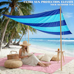 Famstar Beach Blanket Oversized Extra Large 78" X 81", Waterproof Sandproof - Image 4