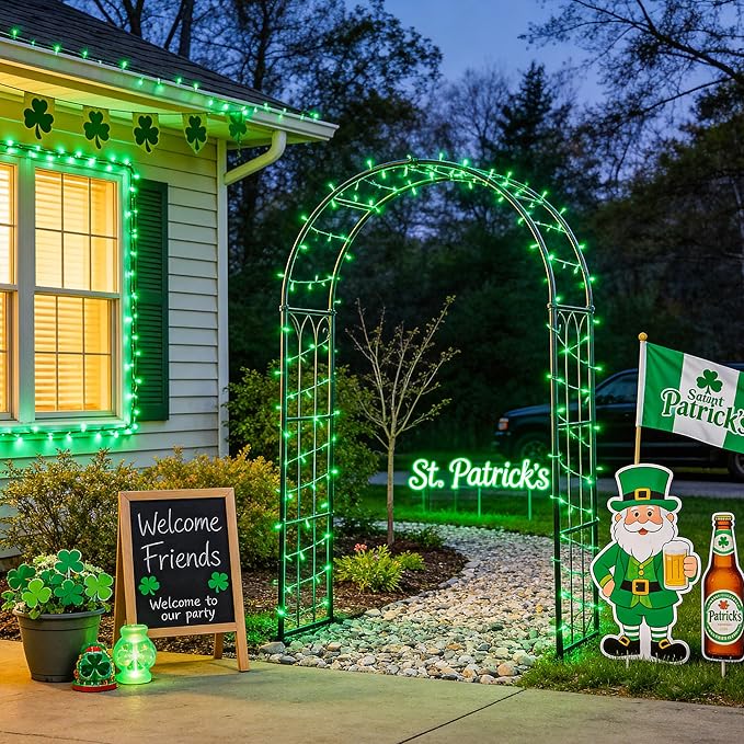 JMEXSUSS 33ft 100 LED Green Battery Operated Lights - Image 4