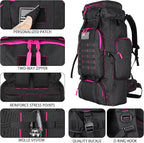 Hiking Backpack for Men 70L/100L Camping Backpack Military Rucksack Molle 3 - Image 6