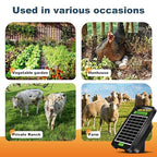 10 Miles Solar Powered Electric Fence Charger, Output 0.18J Electric Fence - Image 7