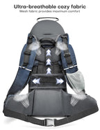 besrey Baby Backpack Carrier, Toddler Hiking Backpack - Image 6