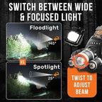 TDC Head Lamp Led Rechargeable Super Bright - Image 3