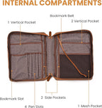 LEATHER VILLAGE Genuine Leather Bible Cover - Image 4