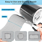 Secopad Black Window Screen Repair Tape, 3IN X 25FT Screen Repair Kit - Image 3